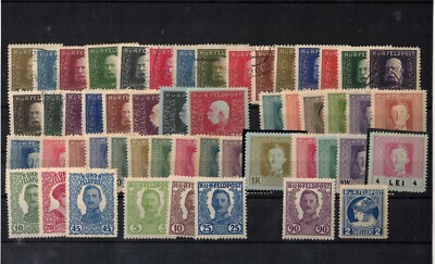 Austria Hungria. Conjunto de 52 sellos diferentes