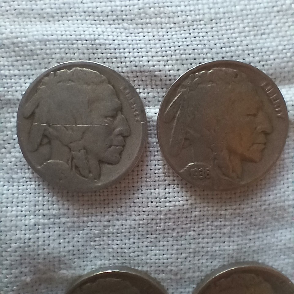 coins us lot auction. Silver, wartime, Indian head cent, buffalo