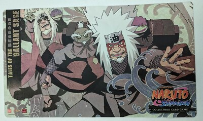 Rare* Naruto Shippuden Authentic CCG Playmat Tales of the Gallant