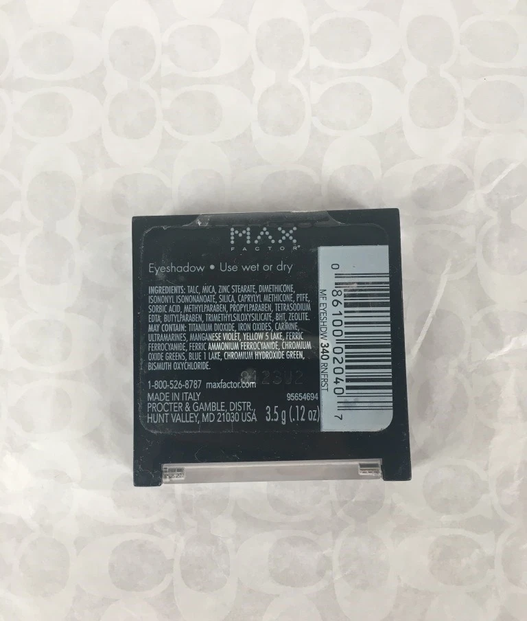 NEW Max Factor Eyeshadow Trio Compact #340 Rainforest - Brown, Green & Red - Image 2 of 2