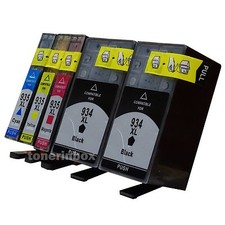 5pk Compatible 934XL 935XL Ink Cartridge For Officejet 6812 6830 6815 6835 6230