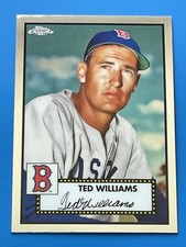 2021 TOPPS CHROME PLATINUM ANNIVERSARY TED WILLIAMS 1952 DESIGN CARD No.614