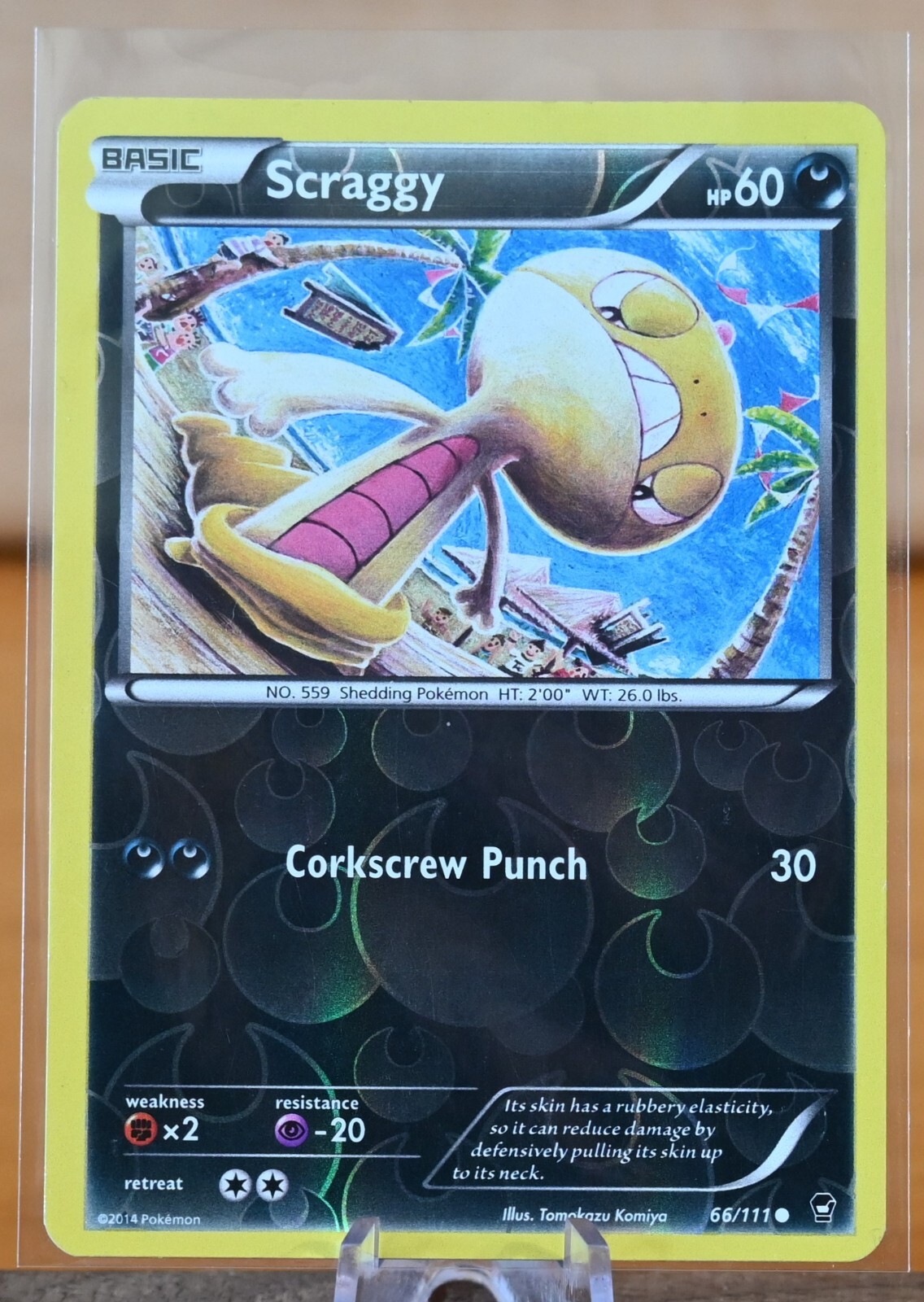 Pokémon TCG: Scraggy - 66/111 - Reverse Holo - Furious Fists - LP