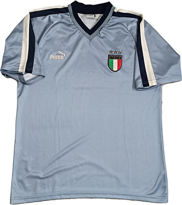 vintage football shirt Italy Kappa training 1999 2003 Puma King Italy shirt