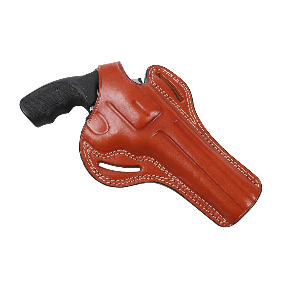 Pusat Holster Taurus Model 66 Revolver 6 inch 357 MAG Leather Belt Holster - Image 3 of 4