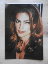 Cindy Crawford autograph signed 13x18 cm picture