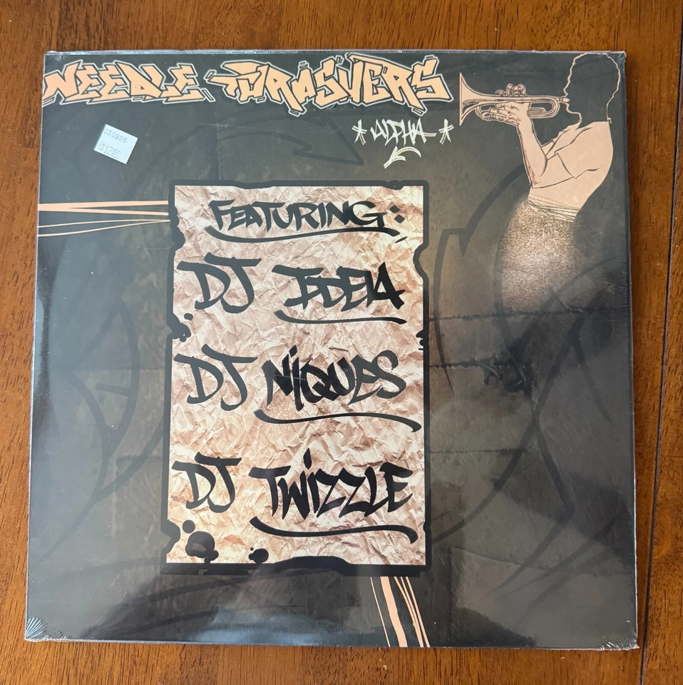 Needle Thrashers Alpha (2004) 12" LP Vinyl - Sealed, DJ Q-bert - Image 2 of 2