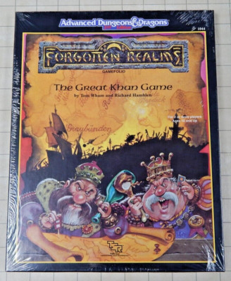 TSR Dungeons & Dragons Forgotten Realms #1044 THE GREAT KHAN GAME in shrink