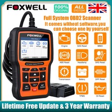 Foxwell NT510Elite Diagnostic OBD2 Scanner full System ABS SRS DPF TPMS For Most