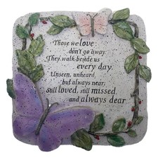 Memorial Verse Garden Stepping Stone/Wall Plaque