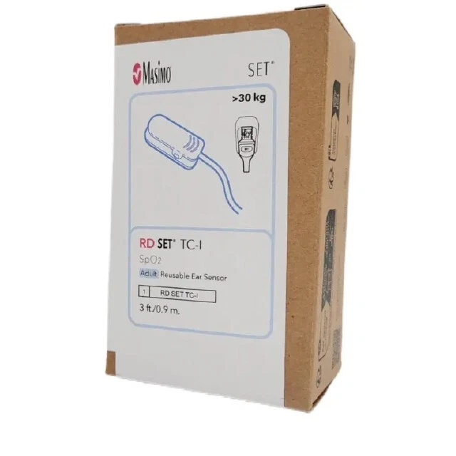 MASIMO RD SET TC-I SpO2 Adult EAR Sensor 3 ft, 4053 Brand New