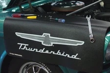 Fender Gripper Protective Black Fender Cover Mat Ford Thunderbird Script Logo