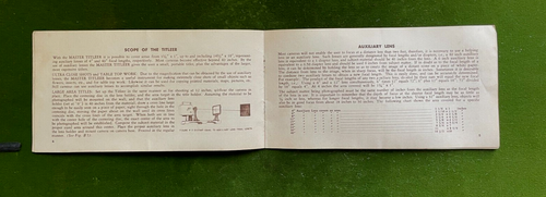 HOLLYWOOD CINE PRODUCTS Master TITEL und Zubehör Technisches Handbuch 60er Jahre - Bild 4 von 7