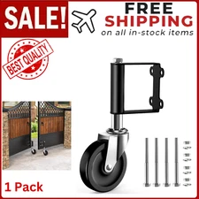 Ronlap Gate Wheels Spring Loaded Gate Caster for Fence Wooden Gate Heavy Duty 1