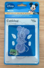 Provo Craft Cuttlebug Disney MINNIE, Cutting Die & Embossing Folder 37-1732 NOS