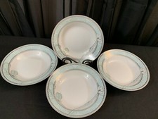 CIB "COMPOSITION" Fine Porcelain ~ Set of 4 ~ Soup Bowls ~ 8"