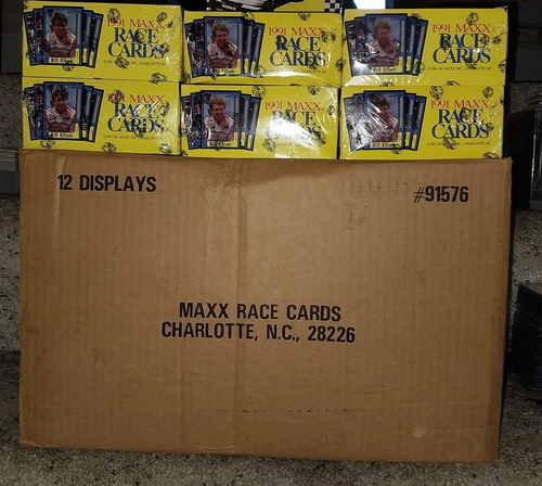 Lot of (6) 1991 MAXX Racing FACTORY SEALED BOXES 36 Packs Per Box Earnhardt ++