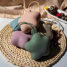 Food Grade Silicone Pacifier Holder Portable Storage Container Box Clip Case