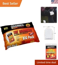Odorless Disposable Toe Warmers, 8 Pairs - Perfect for Hunting and Sports