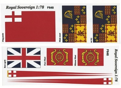 Sergal Royal Sovereign 1:78 - Flaggensatz