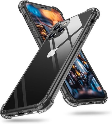 iPhone 11 Pro Max Case - Black, 4 Corner Shockproof Protection for Your Device