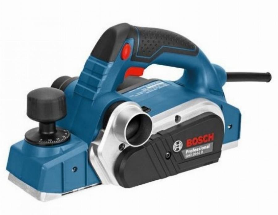 Rabot Bosch GHO 26-82D outil de rabotage 710W avec sac collecteur de copeaux