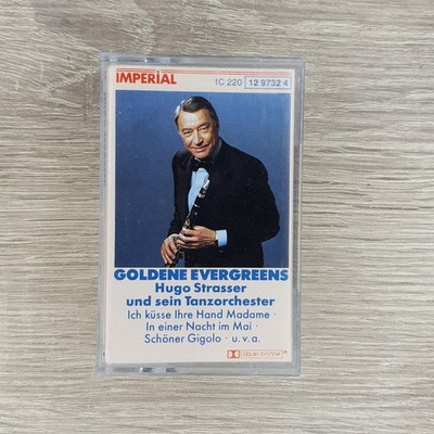 GOLDENE EVERGREENS von Hugo Strasser und sein Tanzorchester MC Kassette in Hülle