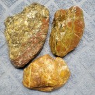 Lot Of 3 Brecciated Jasper Red Green Yellow Orange 5+ lbs Rough — photo 1