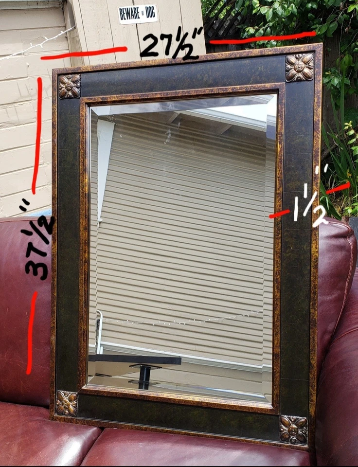 2 BAR STOOLS & 1 MIRROR  BUNDLE  - Image 2 of 4