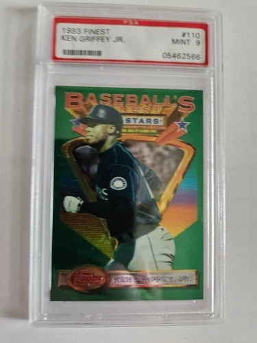1993 Topps Finest Ken Griffey Jr #110 PSA 9 Seattle Mariners