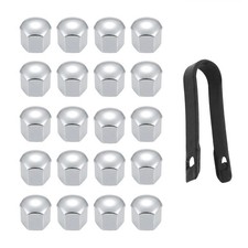 20 Pack Lug Nut Covers Chrome-plated Dust Bolt Protectors Wheel Center Cap Acc 20 Pack Lug Nut Covers Chrome-plated Dust Bolt Protectors Wheel Center Cap Acc