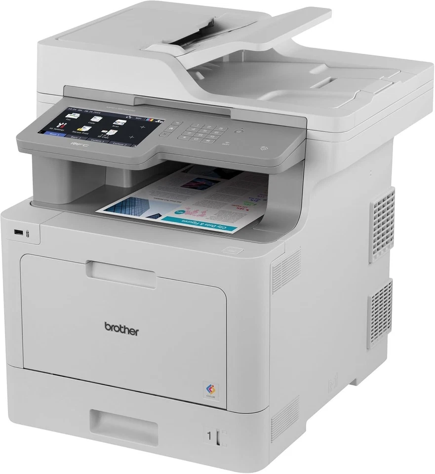 Brother MFC-L9570CDW Color Laser All-in-One Printer Duplex Tested with Toner - Image 4 of 4