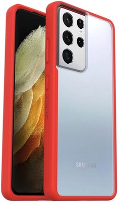 Otterbox React Drop Protect Hülle für Samsung Galaxy S21 Ultra 5G - Clear Red