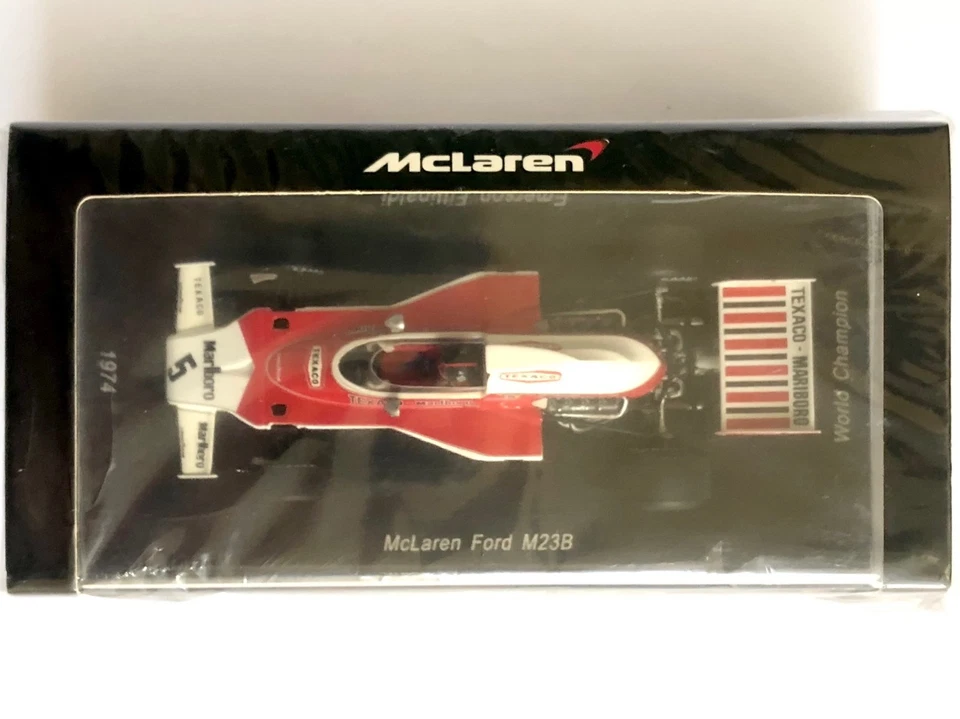 F1 1:43 Spark MCES162202 McLaren M23B N°5 E.Fittipaldi 1st Brazilian GP W.C.1974 - Immagine 2 di 3