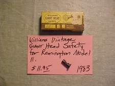 #1983 - WILLIAMS VINTAGE GIANT HEAD SAFETY FOR REMINGTON MODEL 11