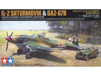 Tamiya - Ilyushin Il-2 Shturmovik & Gaz-67B Set 1/48 25212