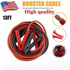 Heavy Duty Power Jumper Booster Cables Commercial Grade Battery 2 Gauge 800 Amp
