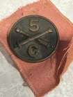 World war 1 US collar disk for the 5th field Artillery
