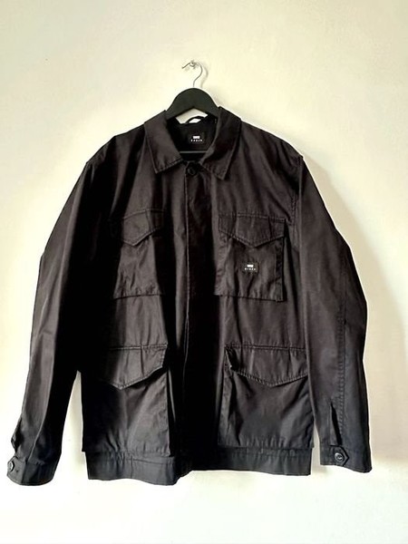 Men EDWIN Jacket Black Cotton 42