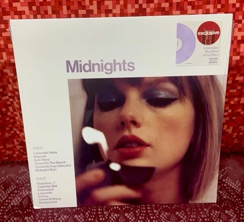 2022 Taylor Swift “Midnights” Special Ed. Lavender Marbled Vinyl LP (Sealed)