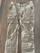 CARHARTT 40x32 STYLE #103335 RUGGED FLEX® STEEL CARGO DOUBLE-FRONT PANT