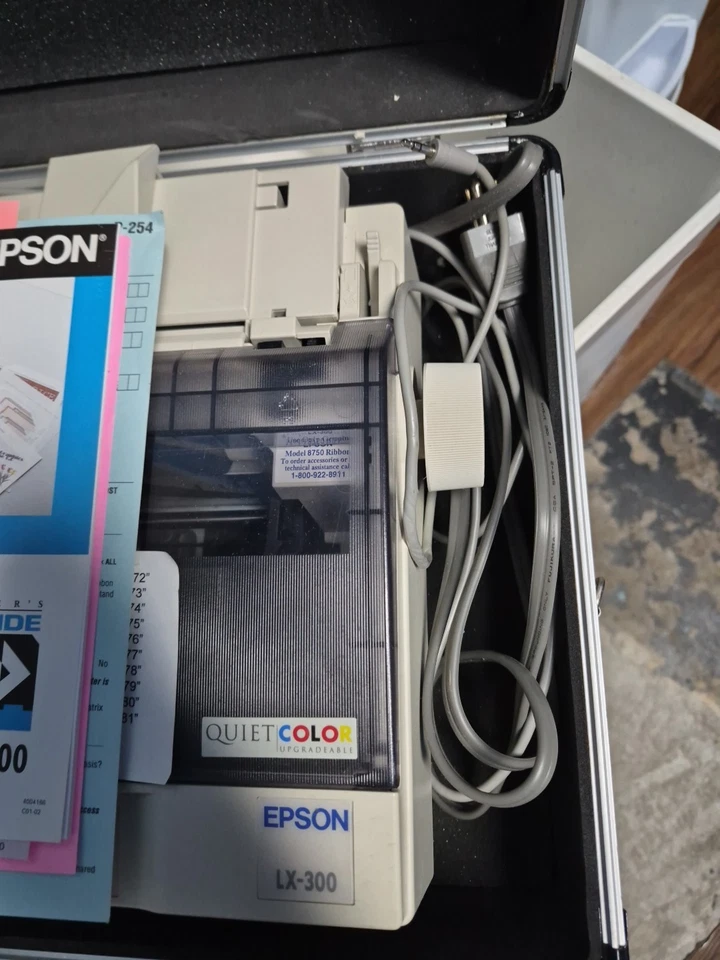 Vintage Epson Lx 300 Quiet Color Printer - Image 3 of 4
