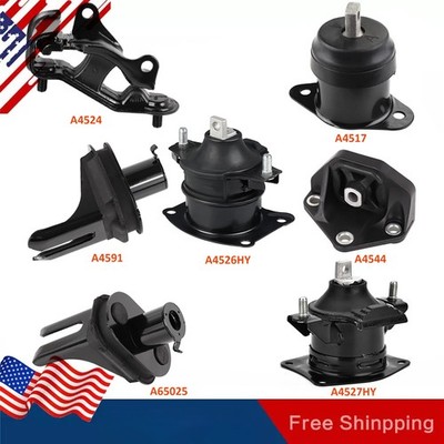 Set 7PCS Engine Motor & Transmission Mount 2004-2006 for Acura TL 3.2L for Auto