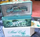 Hot Wheels Red Line Club 1:64 1975 Monte Carlo Green Lowrider