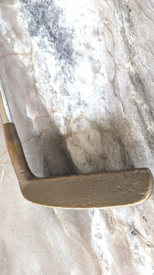 Ray Cook Vintage LH Left Putter Super Stroke Flatso 1.0 Grip 33.5" Bronze - Image 3 of 4