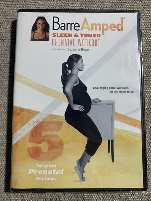 Barre Amped: Sleek & Toned Prenatal Workout (DVD) **NEW cond**