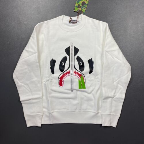100% Authentic Bape A Bathing Ape Panda Wide Crewneck Size Small S Mens