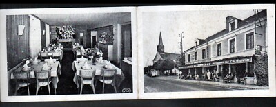 AMBRAULT (36) HOTEL DU COMMERCE ''Chez GERMAINE / AUCLAIR Proprio'' invoice card
