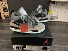Woman  s Jordan Retro 4 Green Glow