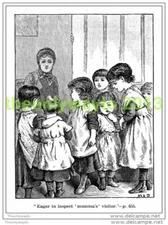 Mumma's Visitor - Cute, 1886, MODERN REPRODUCTION